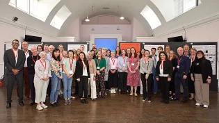 Group photo of all attendees at their first annual gathering