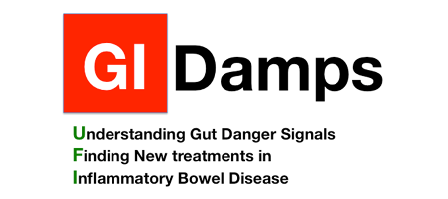 The GI-DAMPS clinical study logo in red and black.