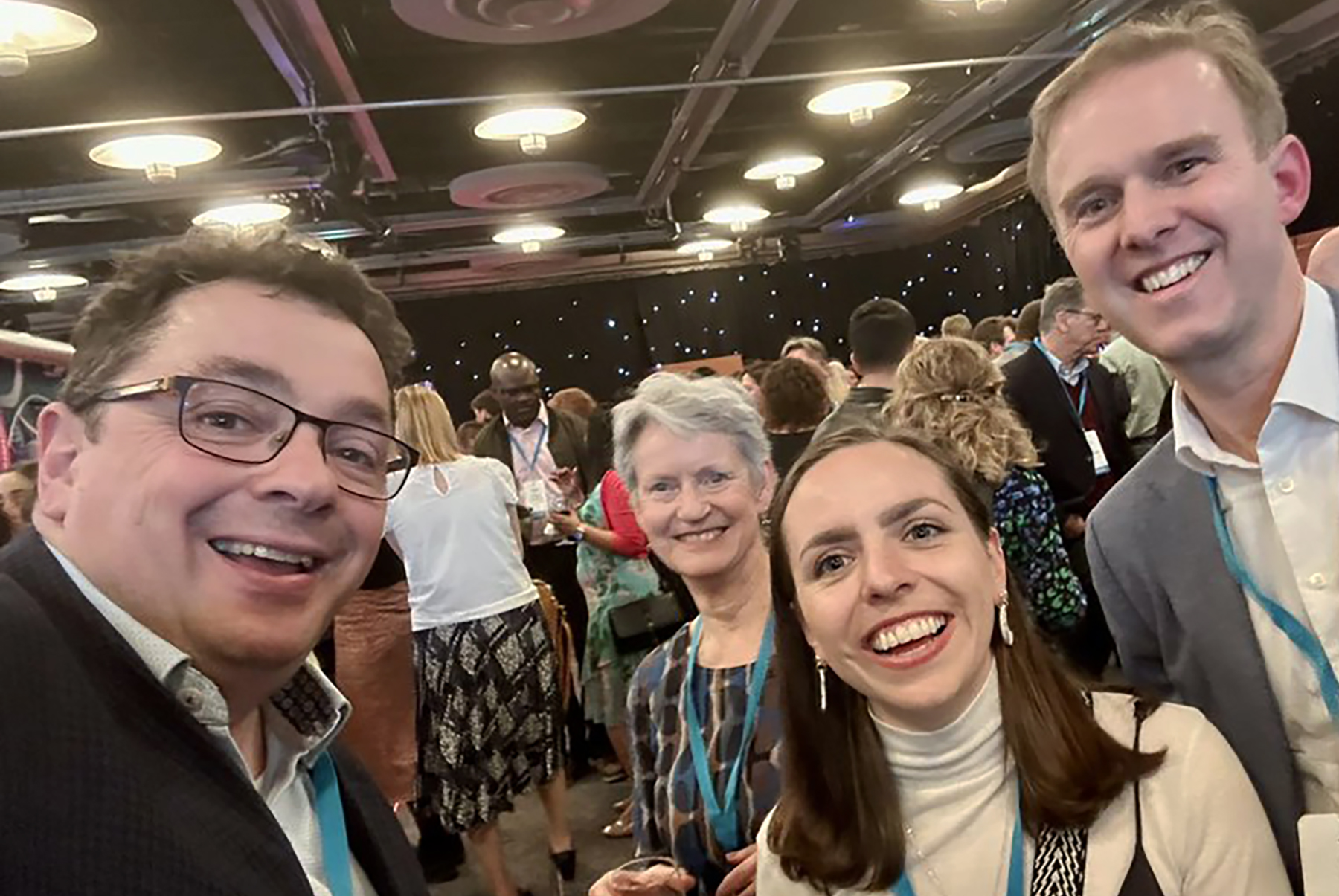 Picture of John Cryan, Francesca Hearn-Yeates, Philippa Saunders and Andrew Horne (left to right)